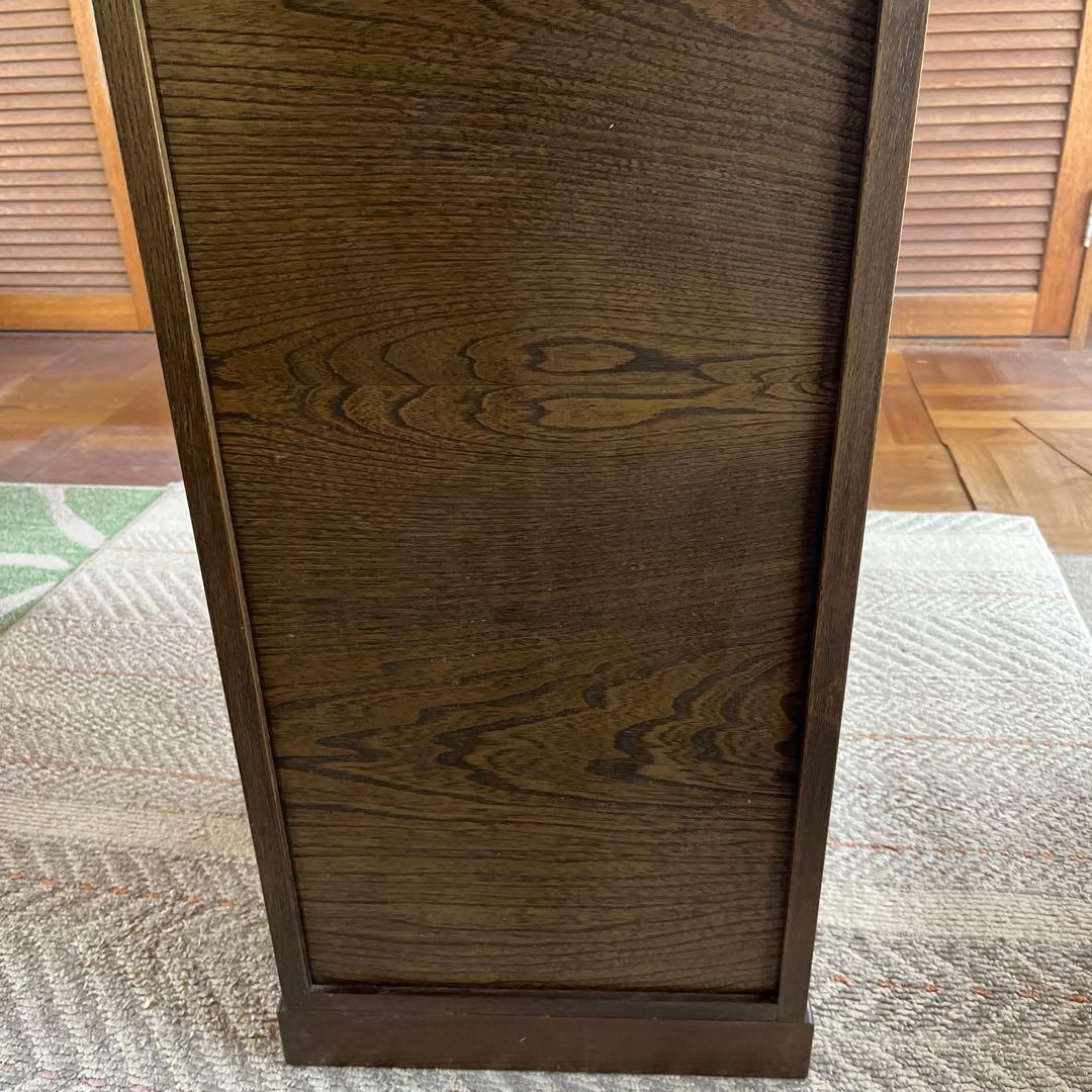 戸塚刺繍　花柄刺繍付き木製キャビネット電話台