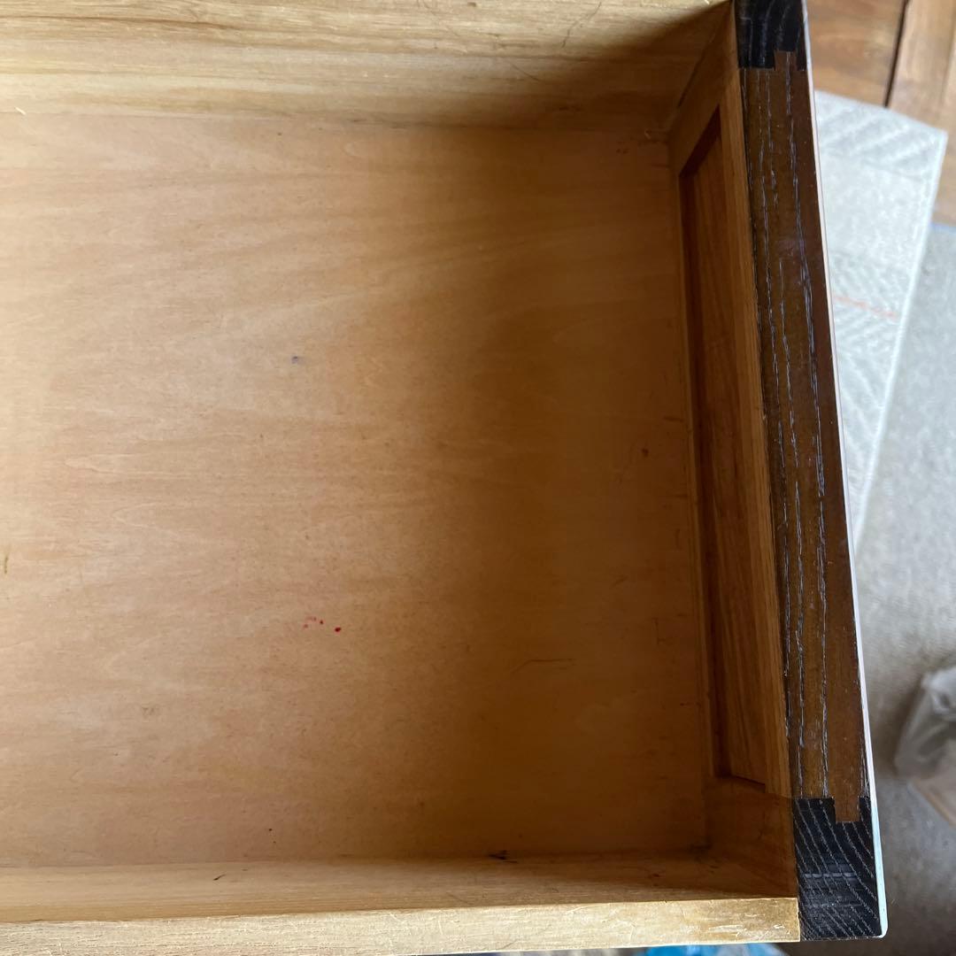 戸塚刺繍　花柄刺繍付き木製キャビネット電話台