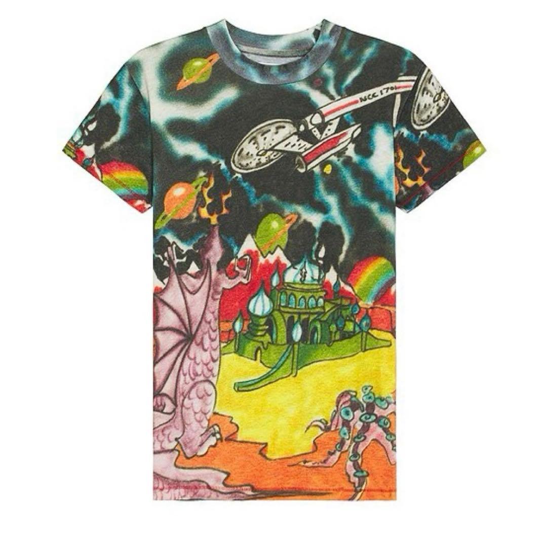 ERL プリントtシャツ