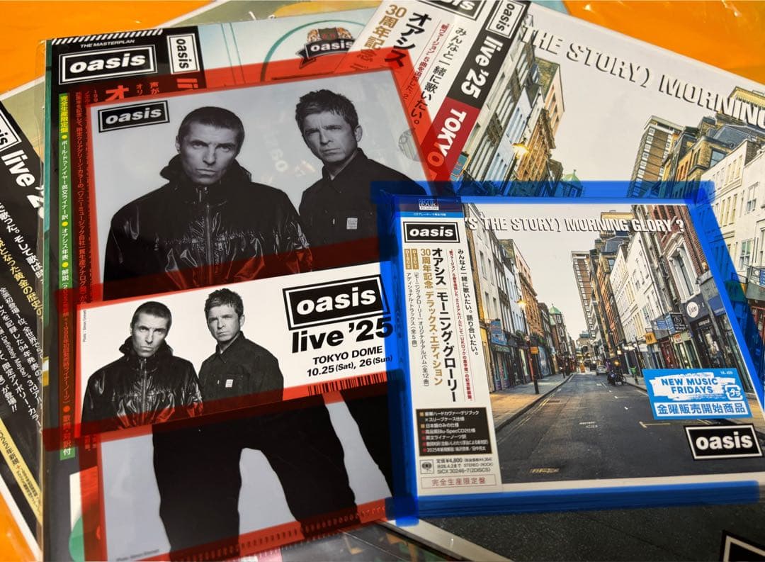 Oasis CD 30周年記念デラックスエディション東京ドーム２日間限定特典付き