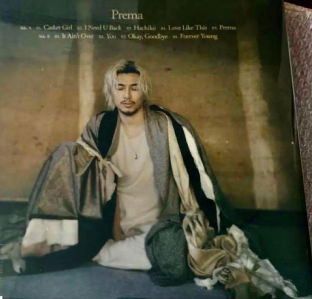 新品未使用 藤井 風 Prema アナログ レコード　LP　タワレコ