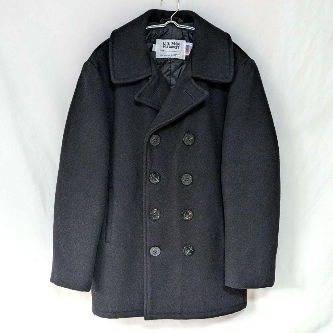 Schott ショット 740N USA製 ピーコート 38 メルトンウール