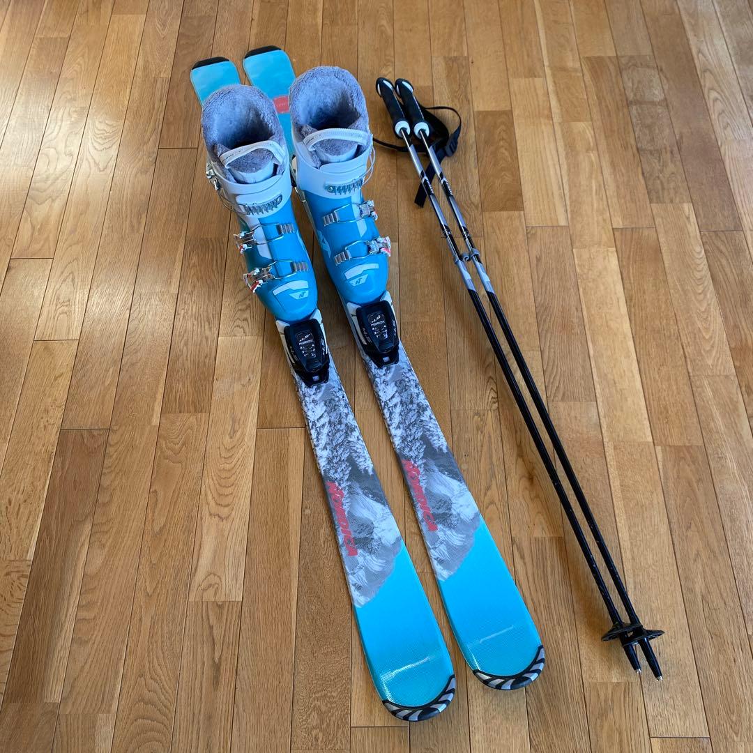 ジュニアスキー4点セット130cm