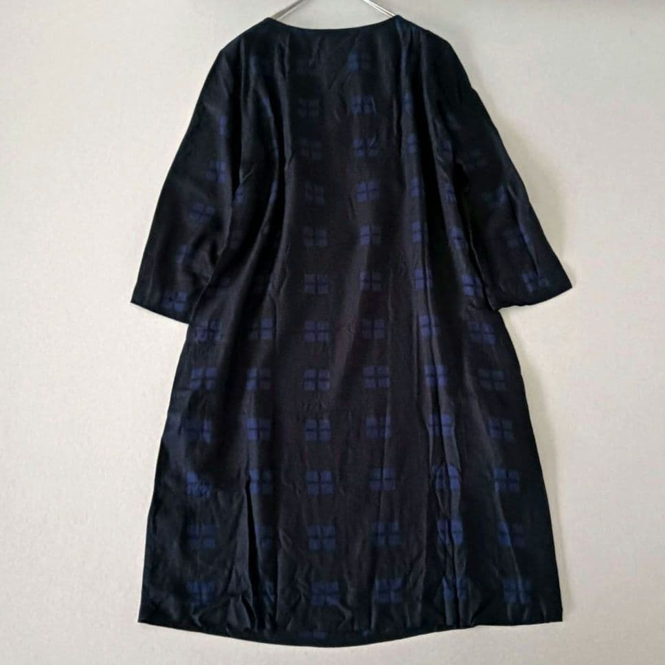 【新品】マリメッコ ikkuna ワンピース L 黒 窓