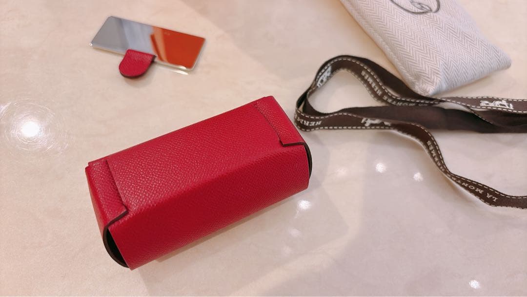 【超美品】HERMESエルメス リップケース　ミロワール