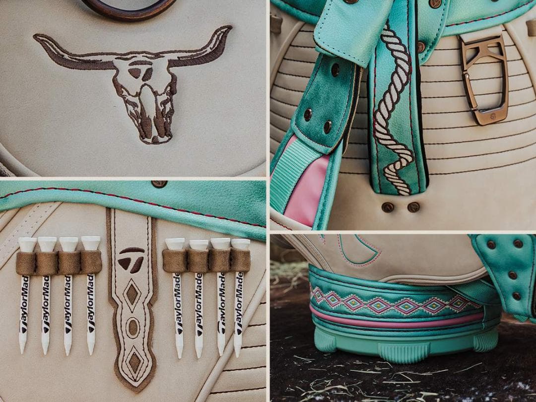 【新品未使用】テーラーメイド 限定品 キャディバッグ+ヘッドカバー 全米女子プロ