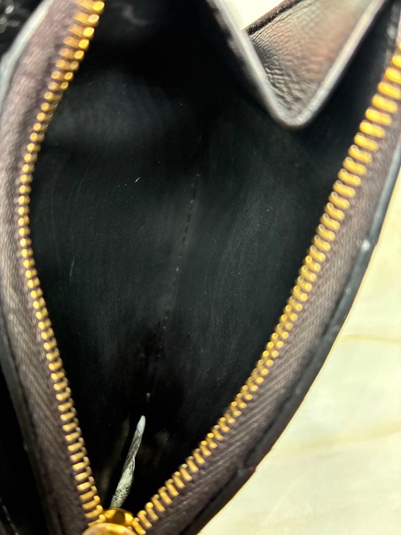 BOTTEGA VENETA カセット スモール 二つ折り財布 ブラック