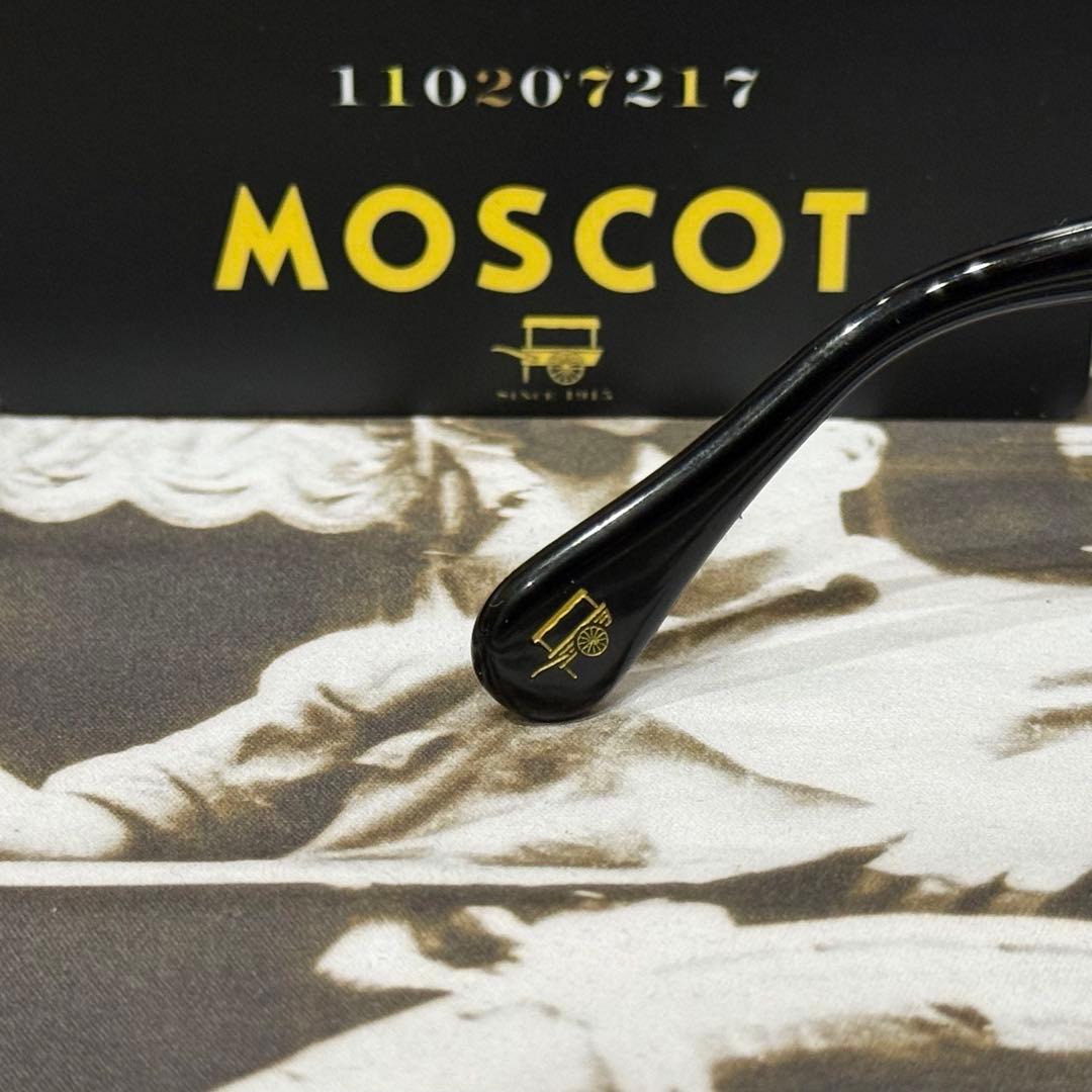 【極美品】日本限定 モスコット レムトッシュ 49 ブラック クリアレンズ