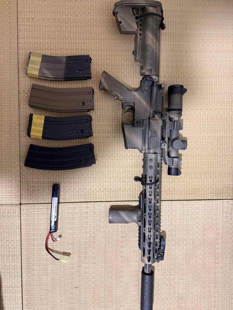 東京マルイ 次世代CQB-R 初速85 マグ4 スコープ付