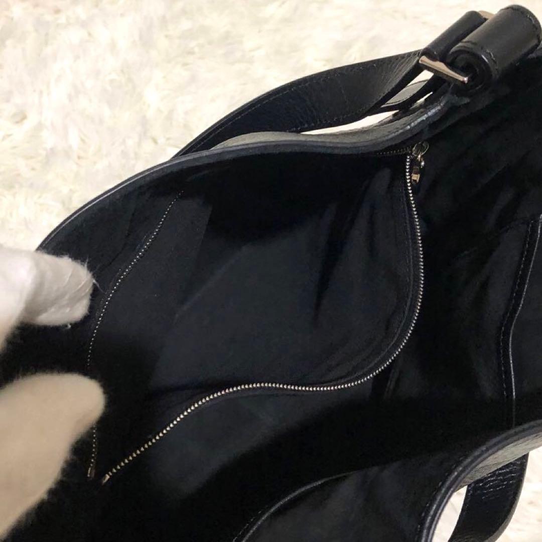 未使用✨ヒロフ レザー　トートバッグ ソーロ　ブラック