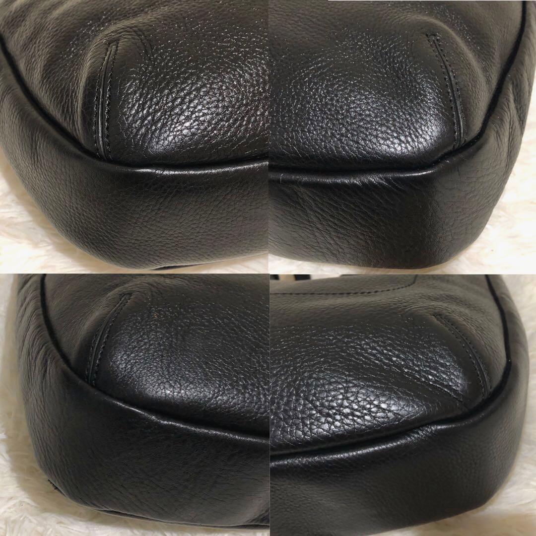 未使用✨ヒロフ レザー　トートバッグ ソーロ　ブラック