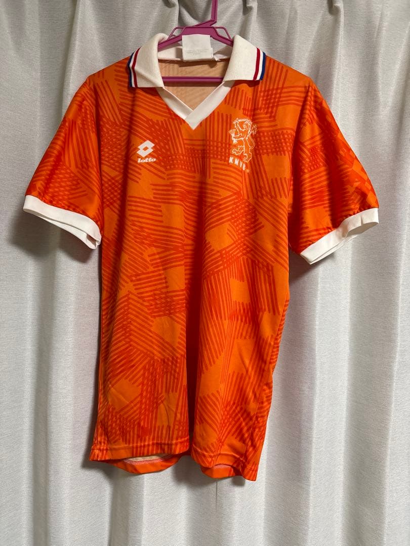 【オランダ代表 lotto サッカーシャツ希少品】