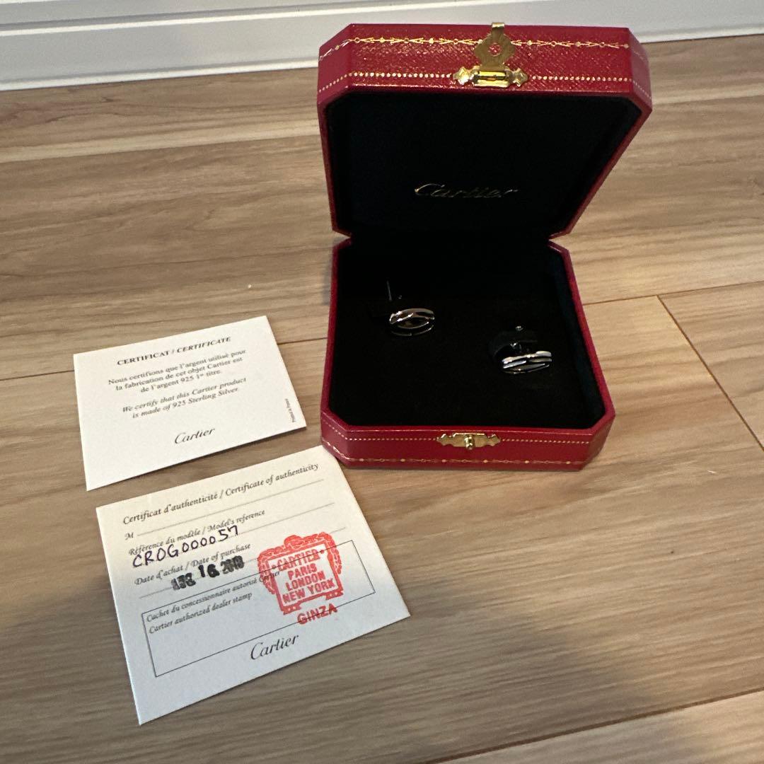 Cartier カフリンクス シルバー 新品未使用品