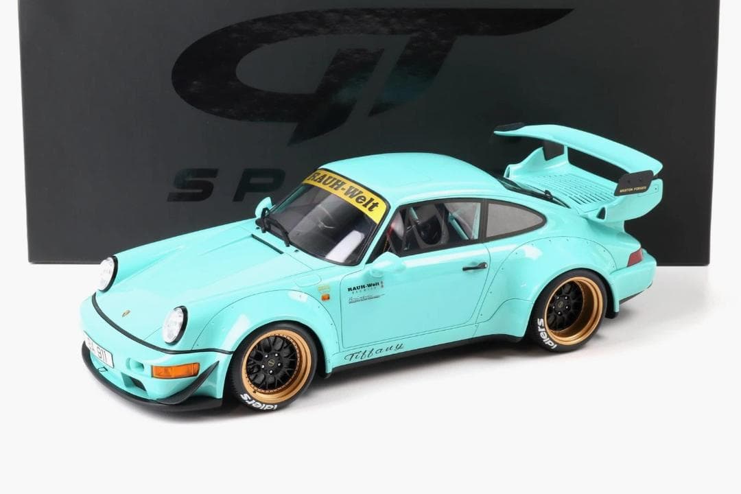 バイス1/12 ポルシェ 911 (964) RWB Tiffanyブルー