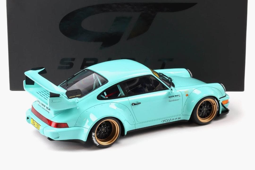 バイス1/12 ポルシェ 911 (964) RWB Tiffanyブルー
