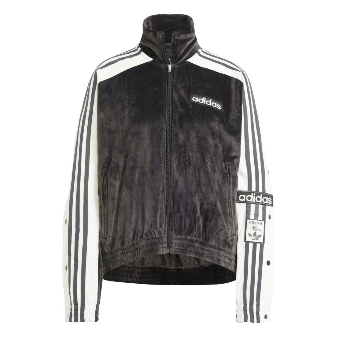 ADIDAS XL アディブレイク ベロア トラックトップ 黒 IW5581