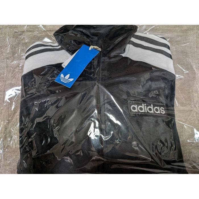 ADIDAS XL アディブレイク ベロア トラックトップ 黒 IW5581