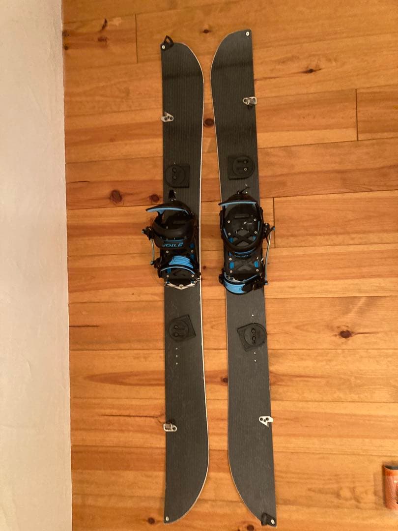 VOLTAGE design スプリットボード163、ビンディング、スキーシール