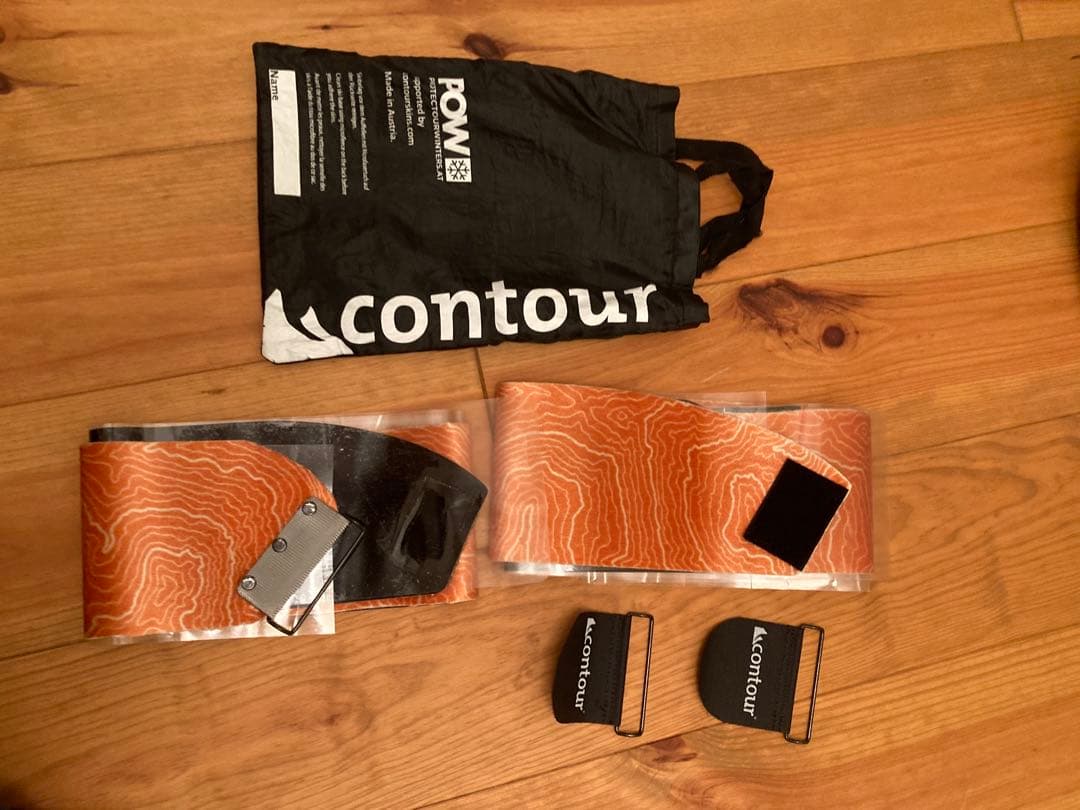 VOLTAGE design スプリットボード163、ビンディング、スキーシール