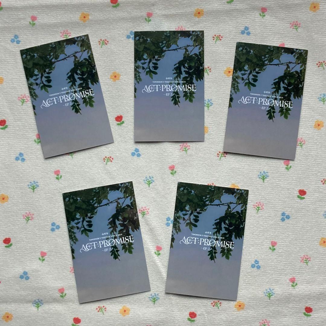 TXT ACT:PROMISE EP.2 韓国 仁川 MOA トレカ 5枚