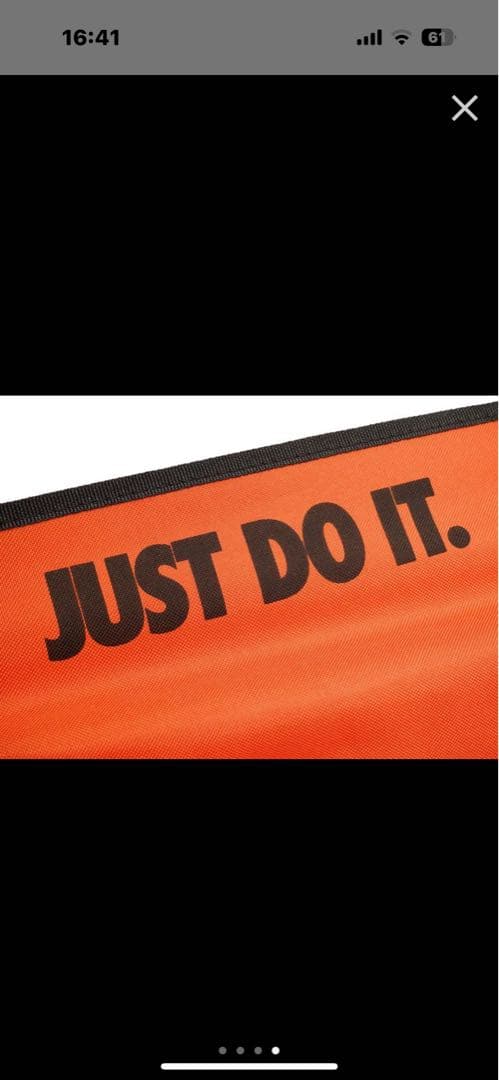 NIKEキャンピングチェア新品オレンジFOLDING CAMPINGCHAIR