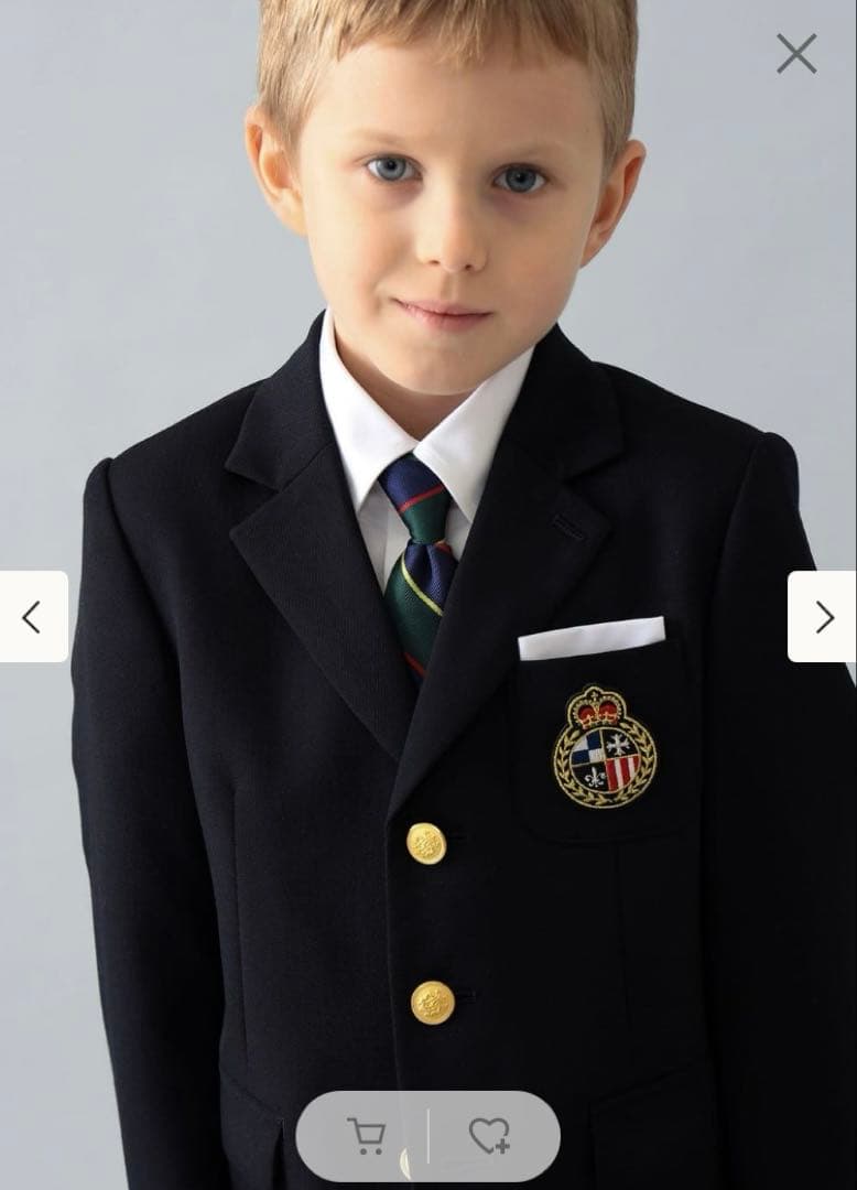 Kodomo BEAMS セレモニーブレザーセット 130cm