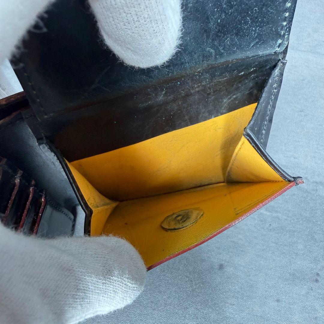 GANZO シェルコードバン2 ２つ折り財布 小銭入れ付き ダークグリーン