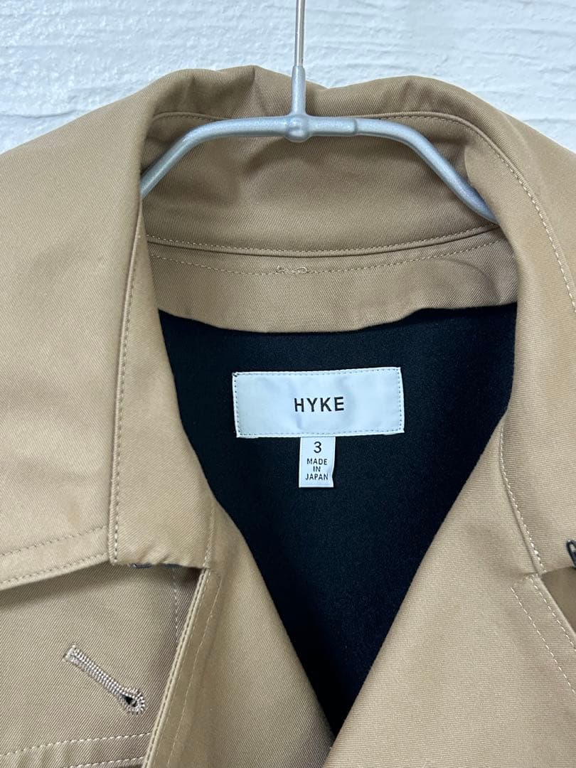 HYKE トレンチコート サイズ3 ベージュ