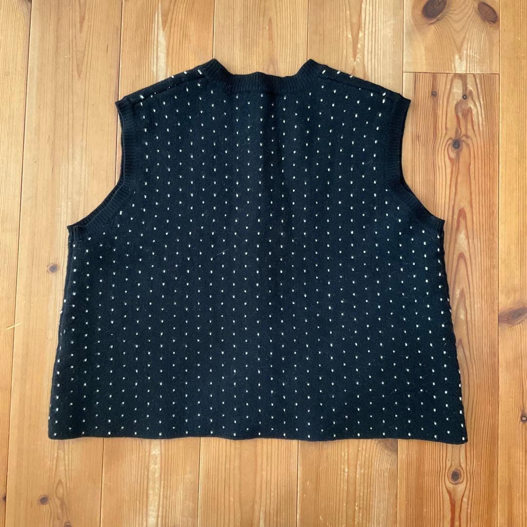 オオカミとフクロウ オオカミと白たぬきのプルーカベスト