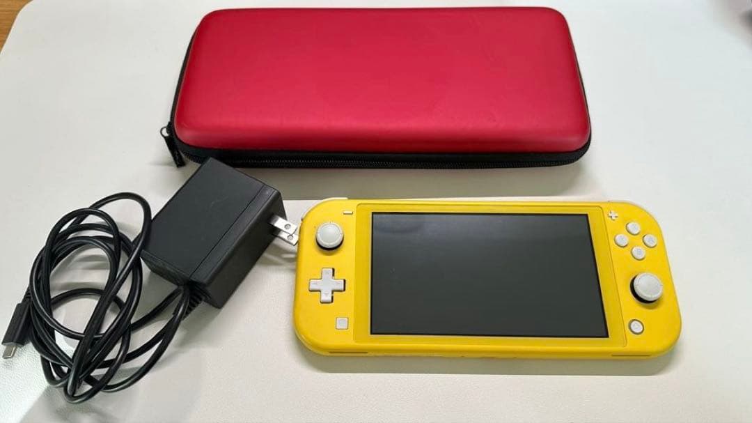 Nintendo Switch Lite イエロー 本体 充電器 ケース 箱付き