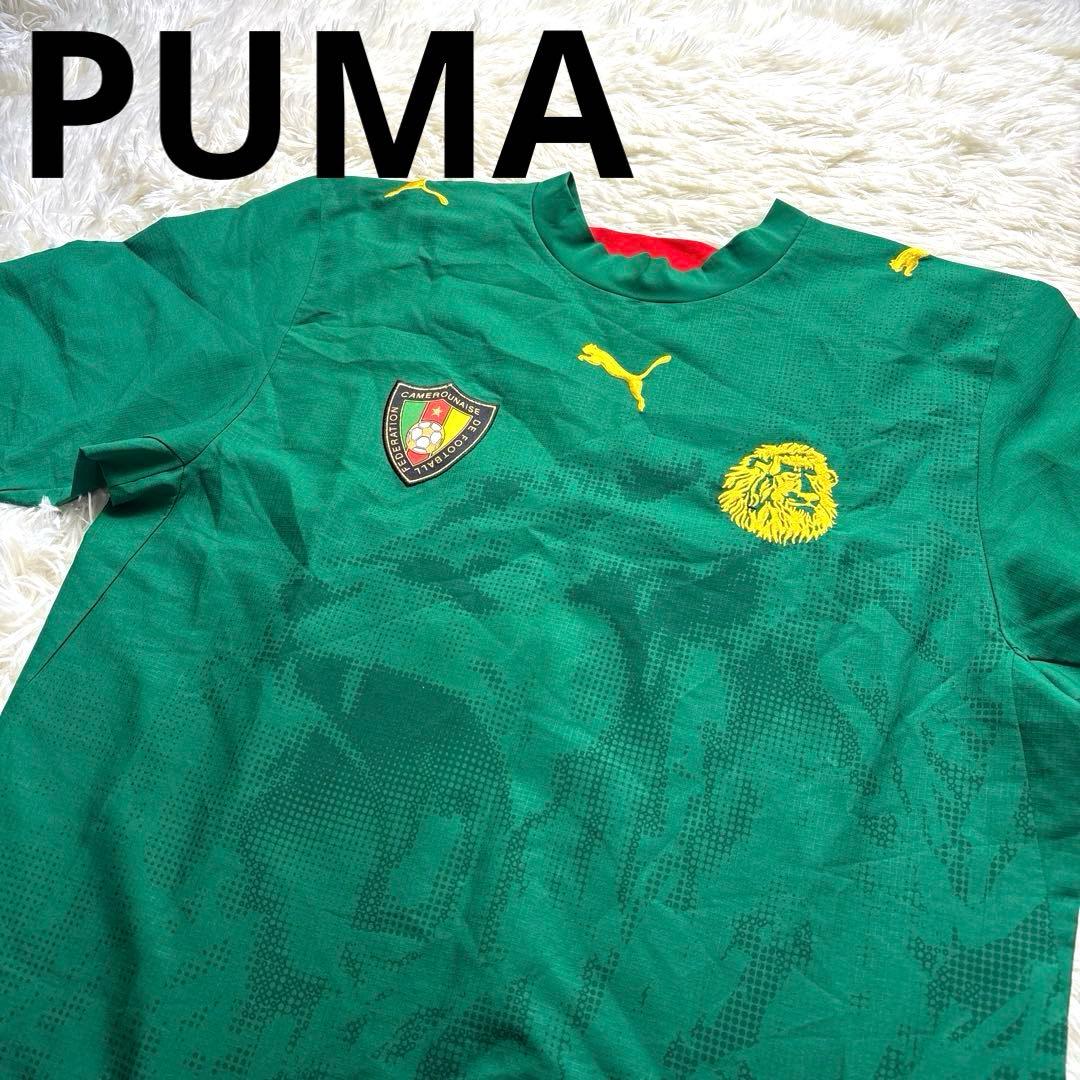 ◾︎PUMA カメルーン代表 ユニフォーム ライオン刺繍ロゴ