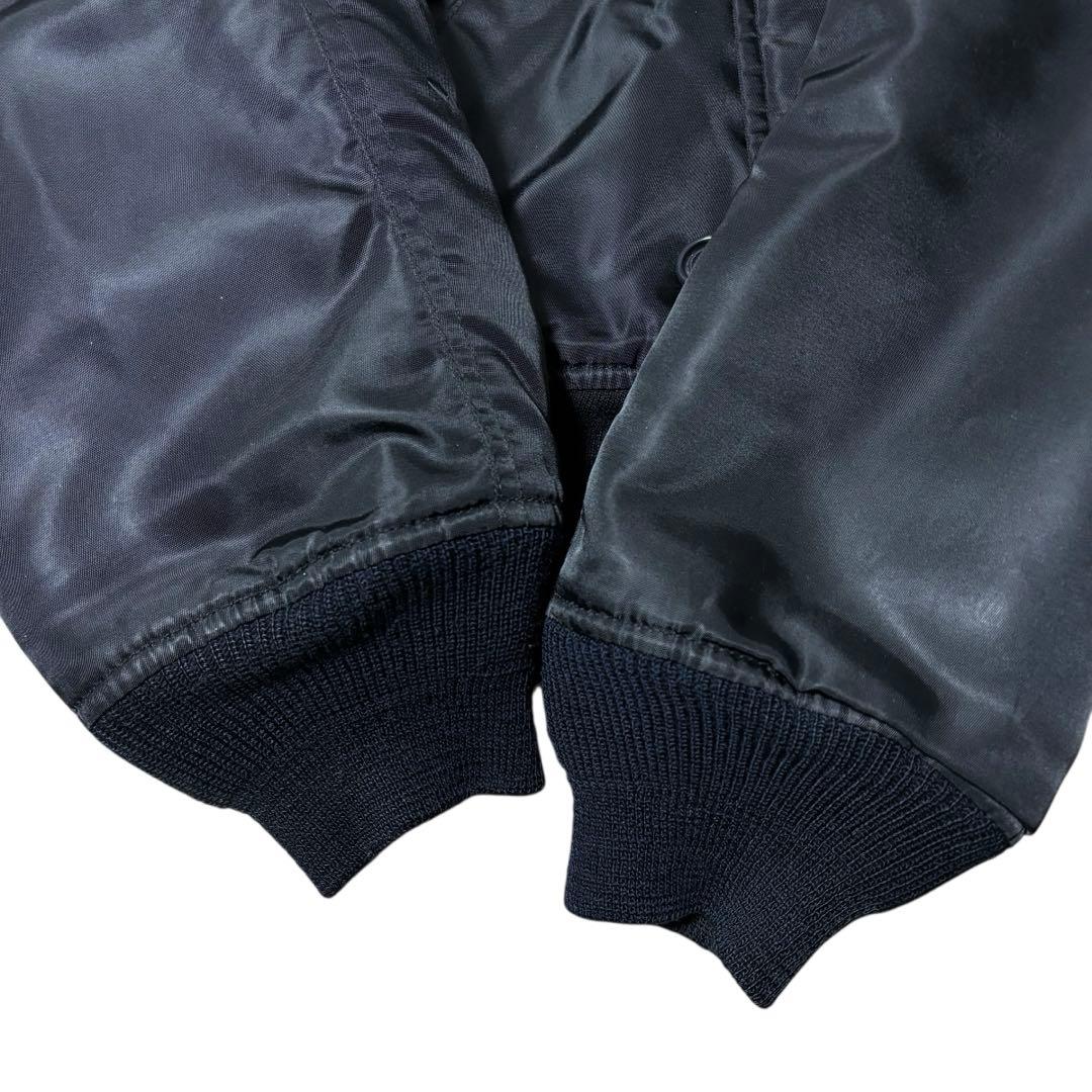 avirex N2B type fur flight jacket M黒