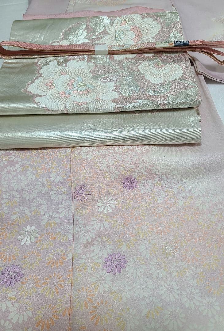 正絹　訪問着　4点セット　お宮参り　七五三　卒業式　入学式　美品