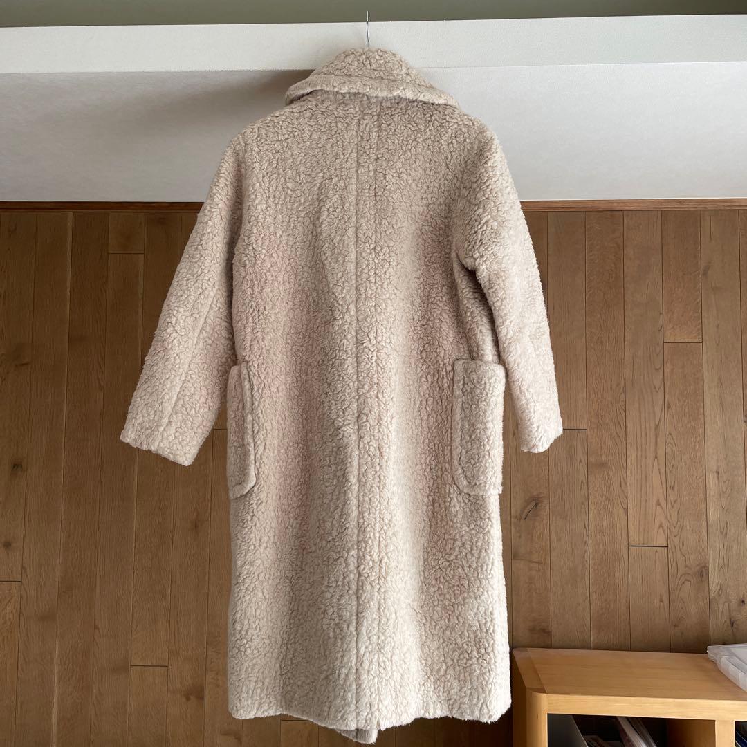 ANAYI （アナイ）　カーリーウールロングコクーンコート