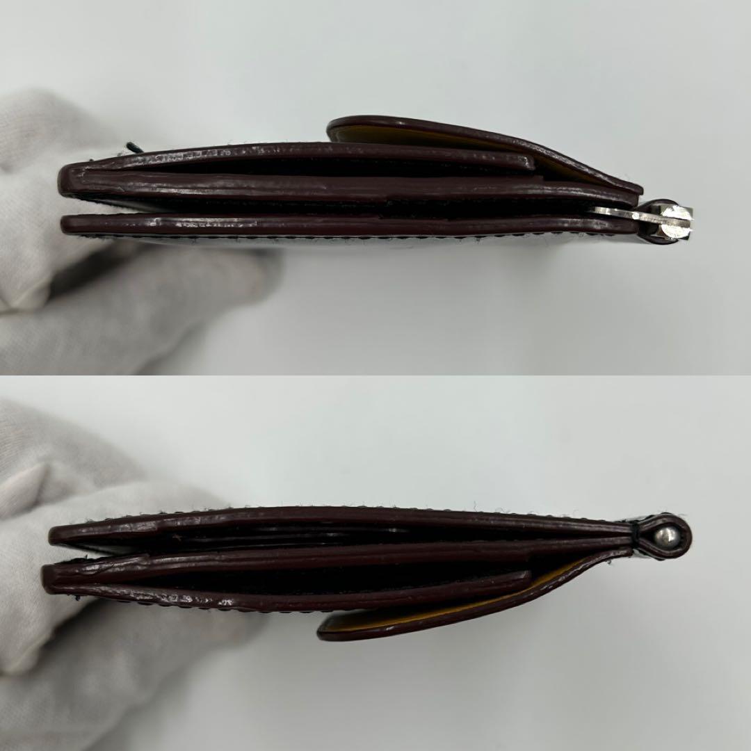 か*ぎ様 【美品】ガンゾ AVON 小銭入れ付きマネークリップ ブライドルレザー