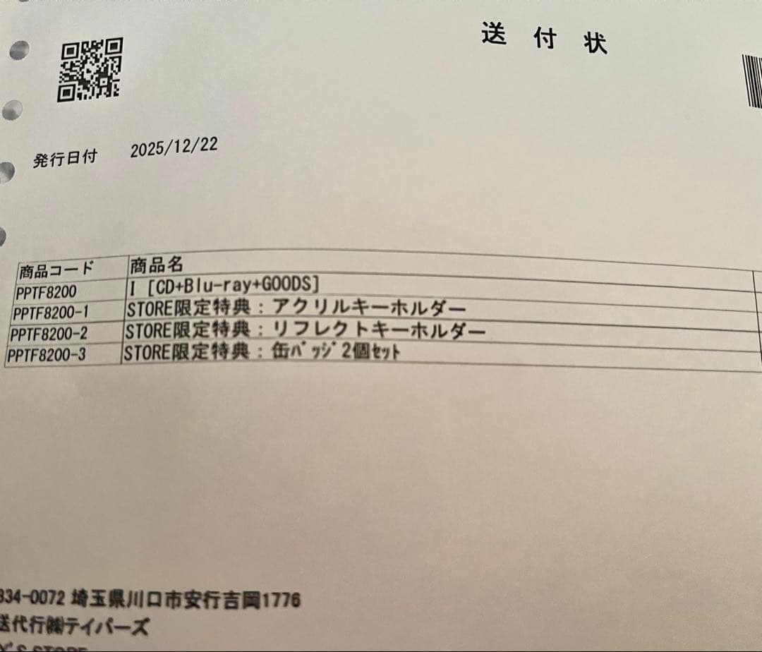 BUMP OF CHICKEN I トイズストア　限定盤【新品未開封】　バンプ