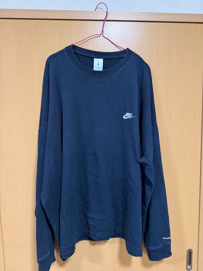 NIKE PEACEMINUSONE ブラック　長袖　ロンT