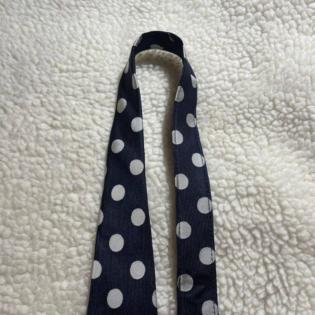 【極美品✨】コムデギャルソンオムドゥ ポルカドット柄 濃紺白 ジャガード