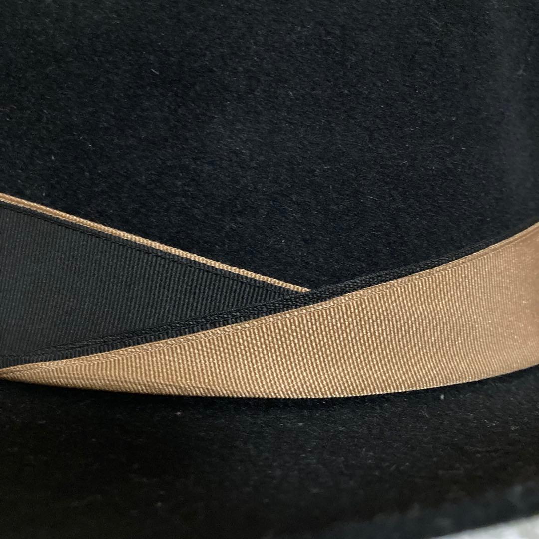 Borsalino ボルサリーノ ラビットウールフェルト 中折れハット58