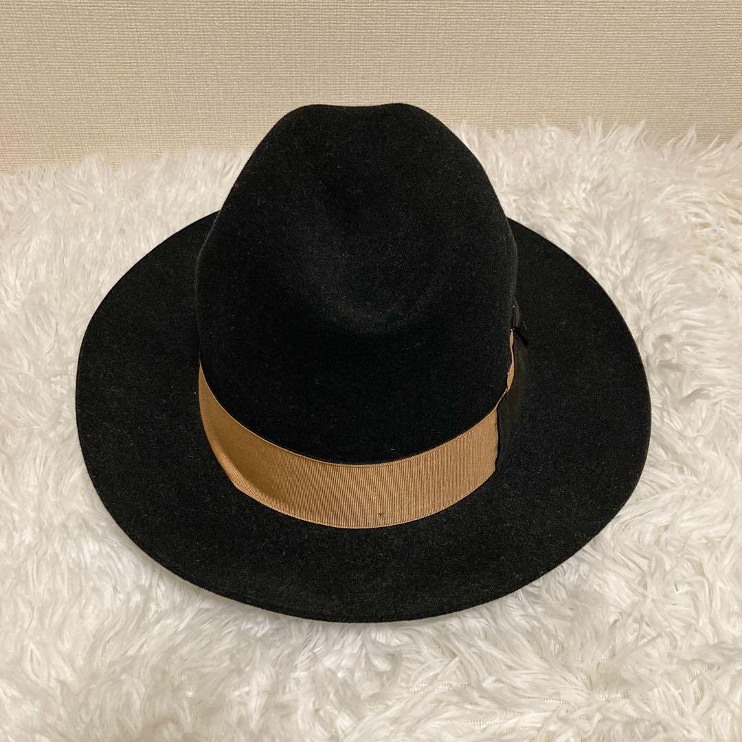 Borsalino ボルサリーノ ラビットウールフェルト 中折れハット58