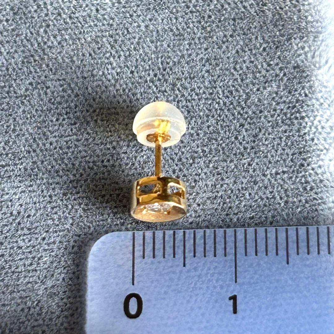 k18 ダイヤモンド　スタッドピアス
