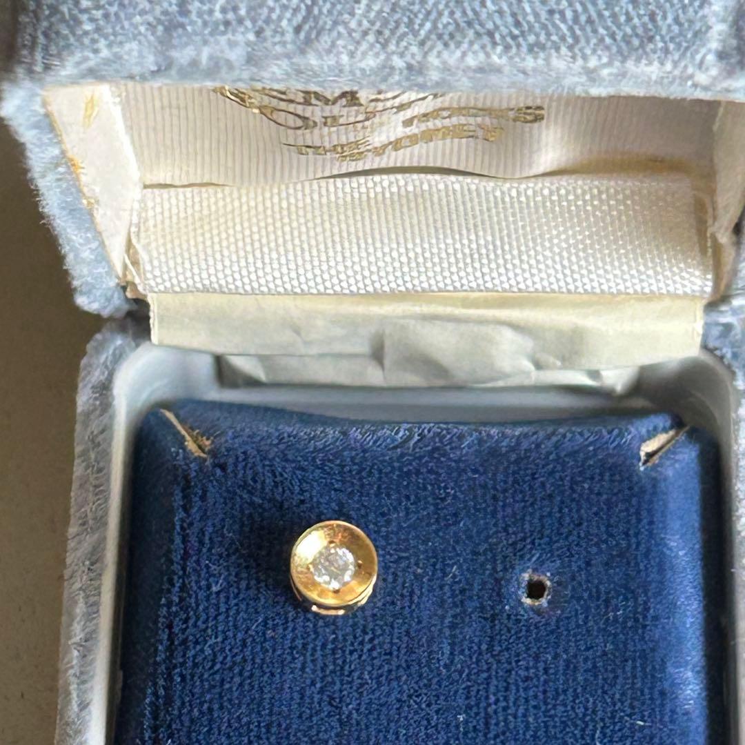 k18 ダイヤモンド　スタッドピアス