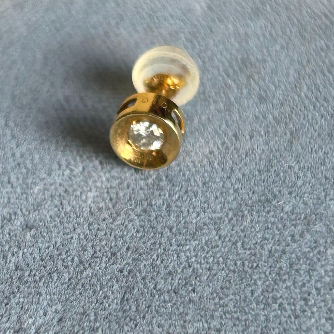 k18 ダイヤモンド　スタッドピアス