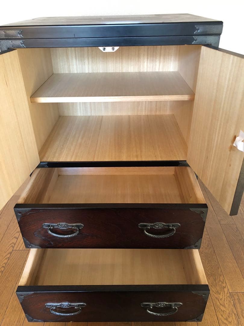 ※専用　和箪笥　和ダンス　ケヤキ天然木化粧合板　アンティーク　レトロ