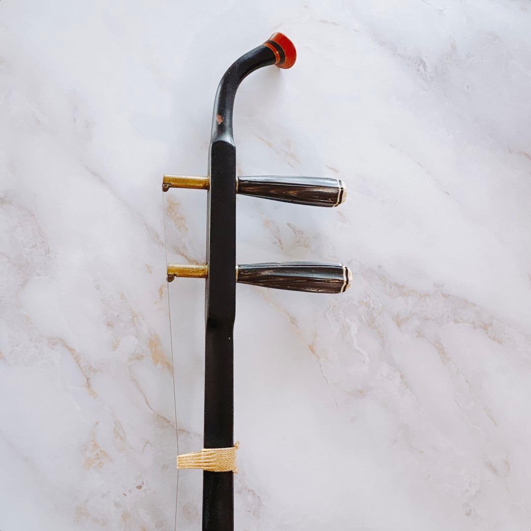 【超訳あり•胴格子破損】　二胡　ハードケース付き