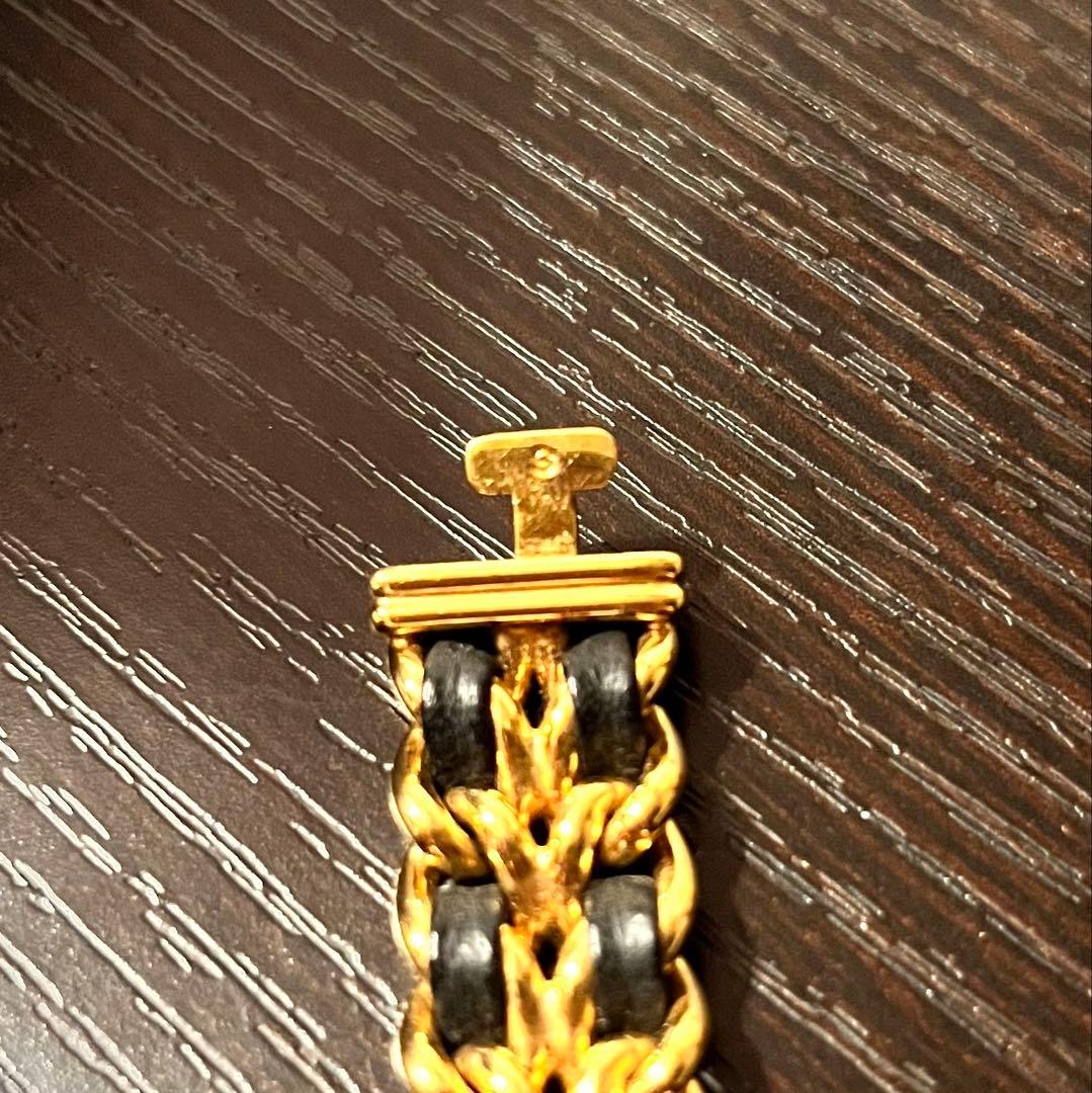 CHANEL SWISS 腕時計 ゴールド/ブラック S