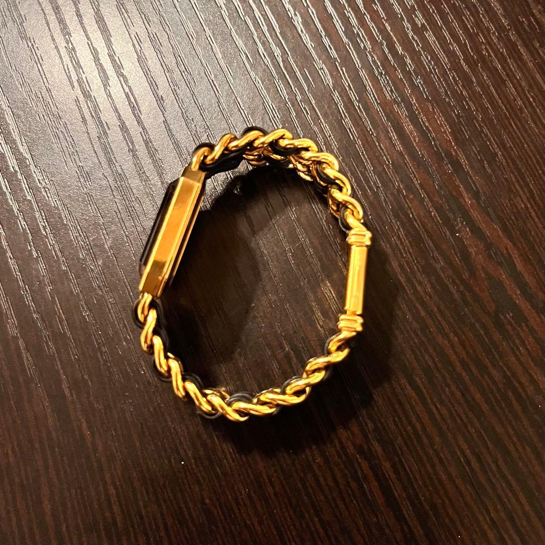 CHANEL SWISS 腕時計 ゴールド/ブラック S