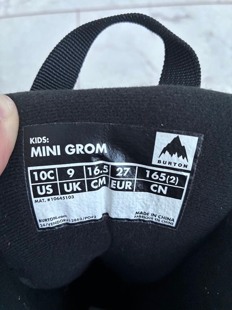 BURTON スノーボード キッズ アフタースクール 3点セット 保証書付き