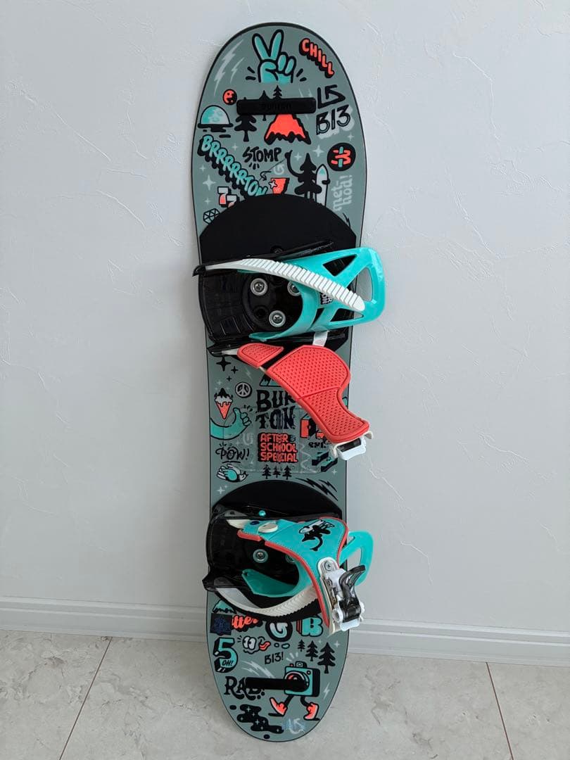 BURTON スノーボード キッズ アフタースクール 3点セット 保証書付き