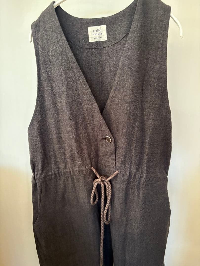 atelier naruse 黒 サロペット
